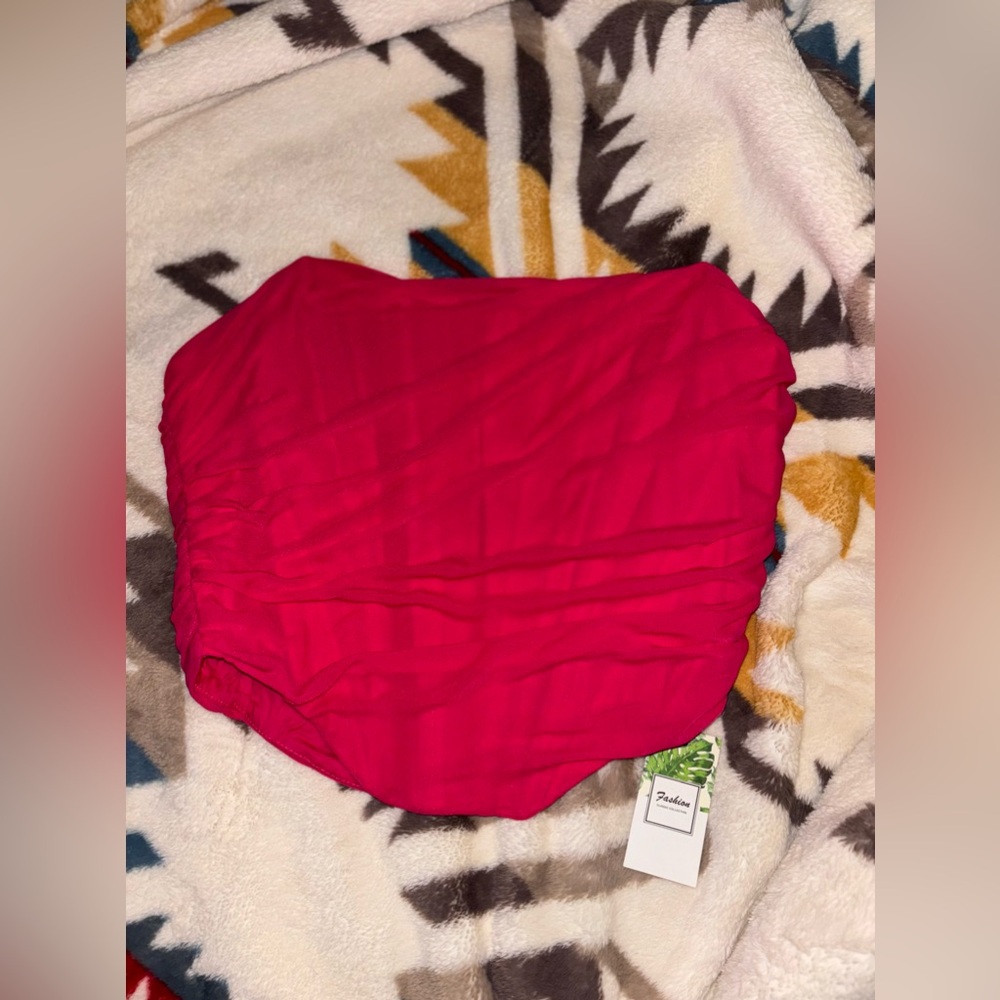Hot Pink Corset Top Never been worn. NEW WITH TAGS